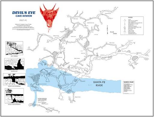Little Devil's Spring cave map