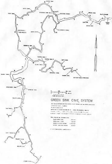 Lafayette Blue Springs cave map